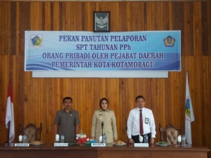 Tatong Buka Pekan Panutan Pelaporan SPT dan PPh