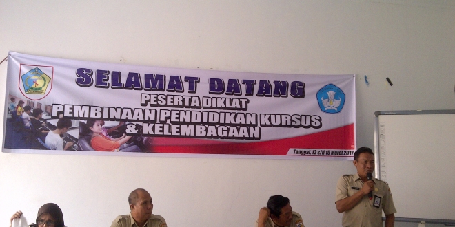 Pemkot Gelar Diklat Pembinaan Pendidikan Kursus dan Kelembagaan